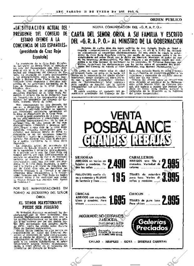 ABC MADRID 15-01-1977 página 23