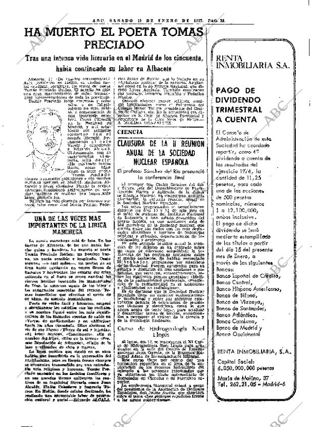 ABC MADRID 15-01-1977 página 45