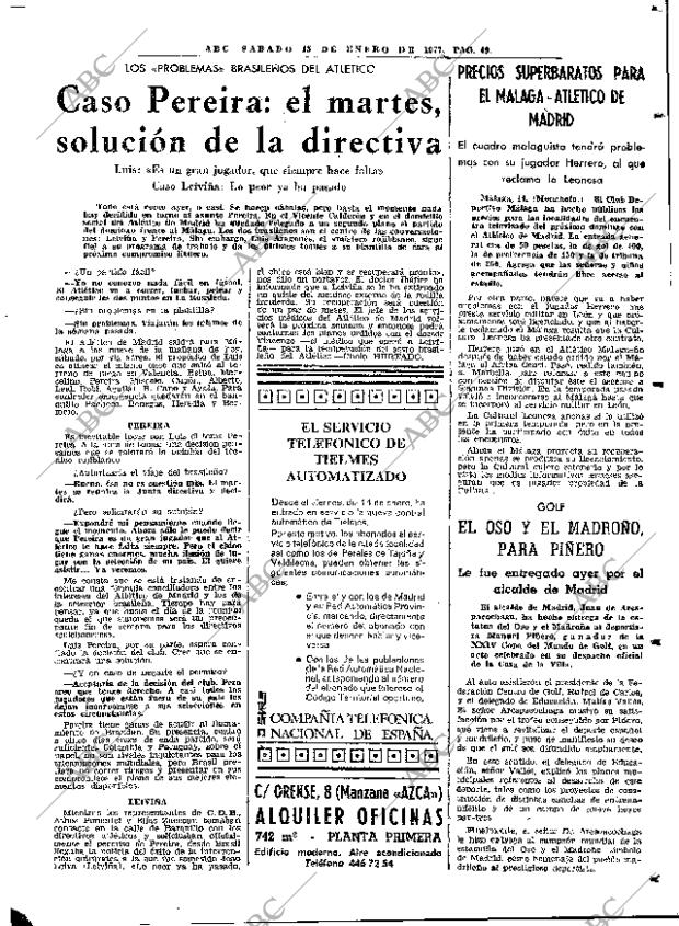 ABC MADRID 15-01-1977 página 61