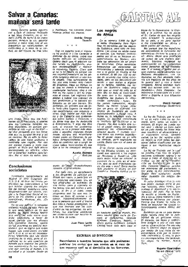 BLANCO Y NEGRO MADRID 15-01-1977 página 12