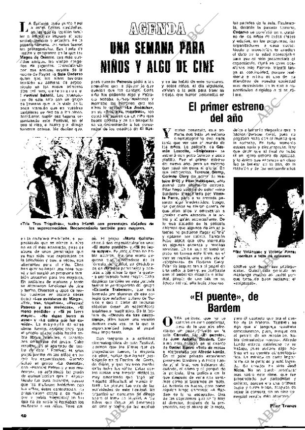 BLANCO Y NEGRO MADRID 15-01-1977 página 40