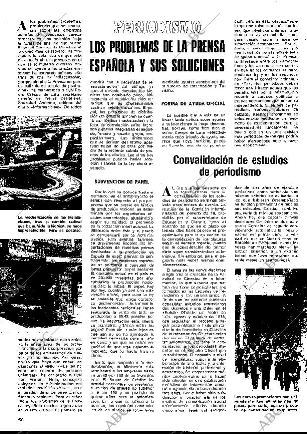 BLANCO Y NEGRO MADRID 15-01-1977 página 66