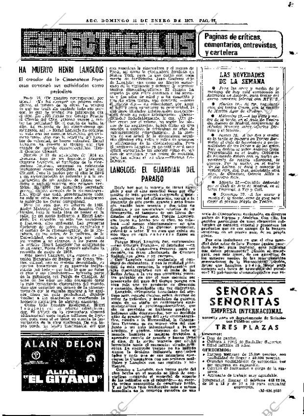 ABC MADRID 16-01-1977 página 69