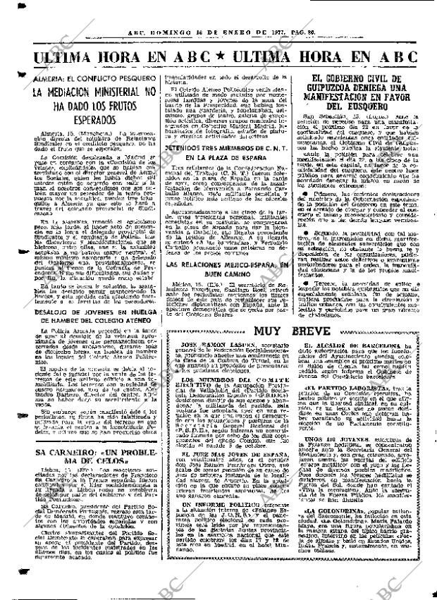 ABC MADRID 16-01-1977 página 92