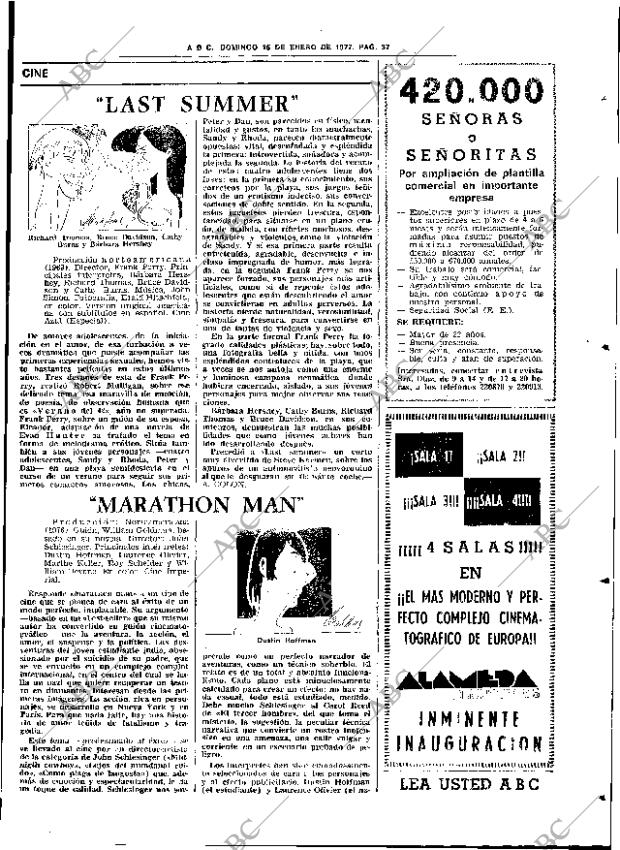 ABC SEVILLA 16-01-1977 página 45