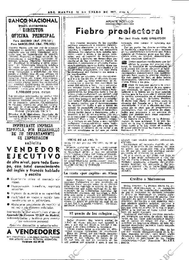 ABC MADRID 18-01-1977 página 16