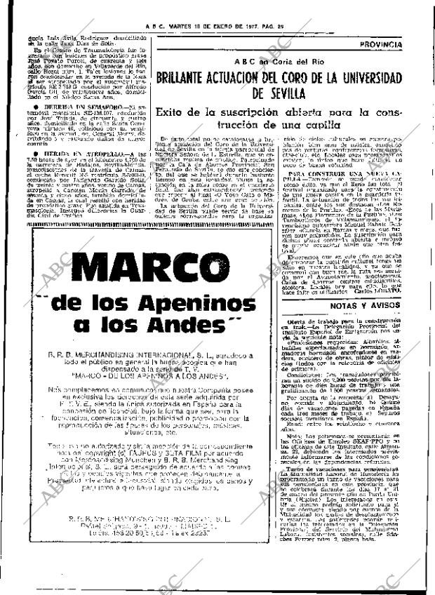 ABC SEVILLA 18-01-1977 página 41