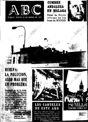 ABC SEVILLA 20-01-1977 página 1