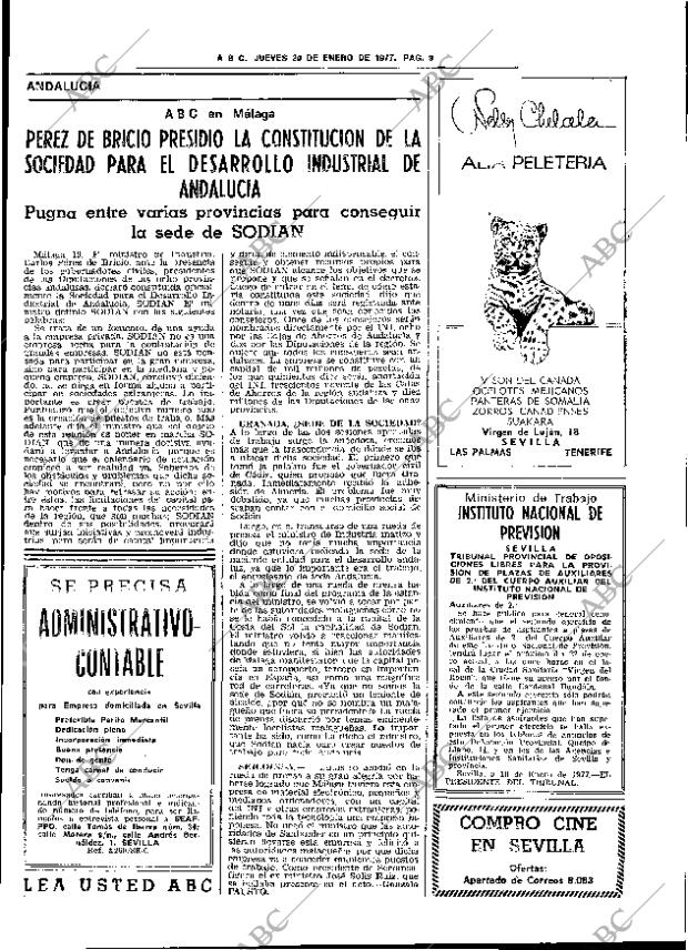 ABC SEVILLA 20-01-1977 página 17