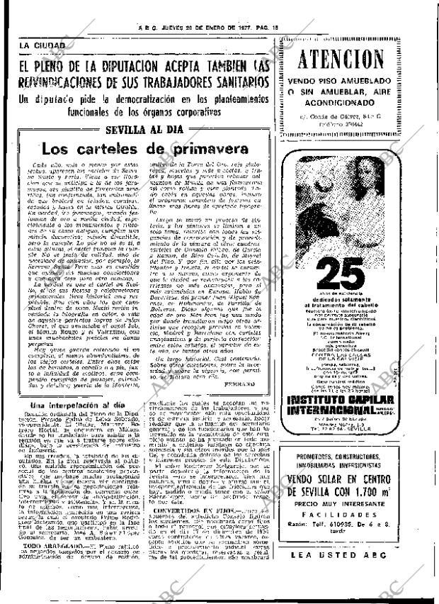 ABC SEVILLA 20-01-1977 página 23