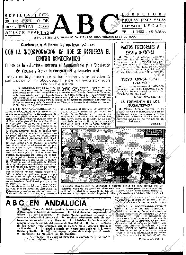 ABC SEVILLA 20-01-1977 página 9