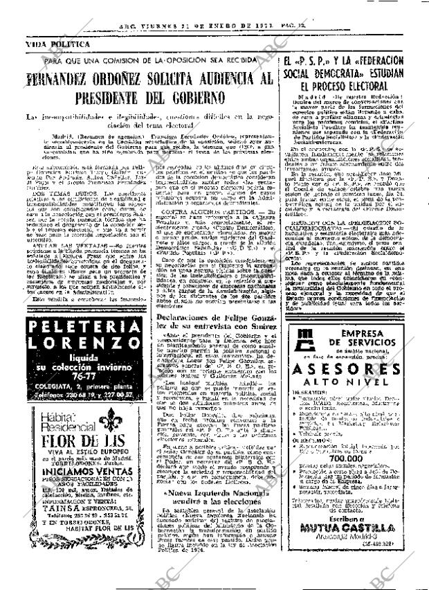 ABC MADRID 21-01-1977 página 20