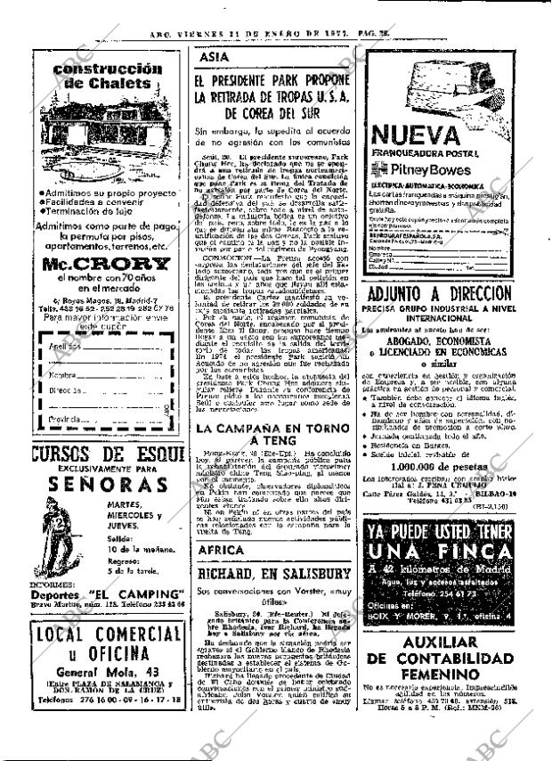 ABC MADRID 21-01-1977 página 36