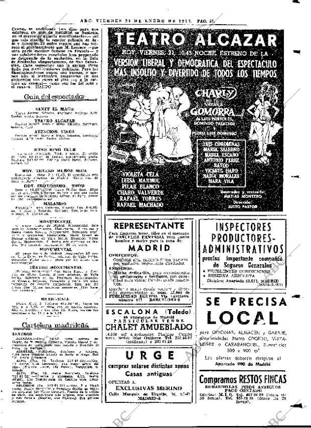 ABC MADRID 21-01-1977 página 65