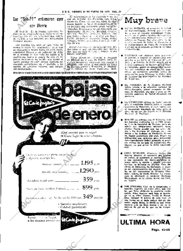 ABC SEVILLA 21-01-1977 página 35