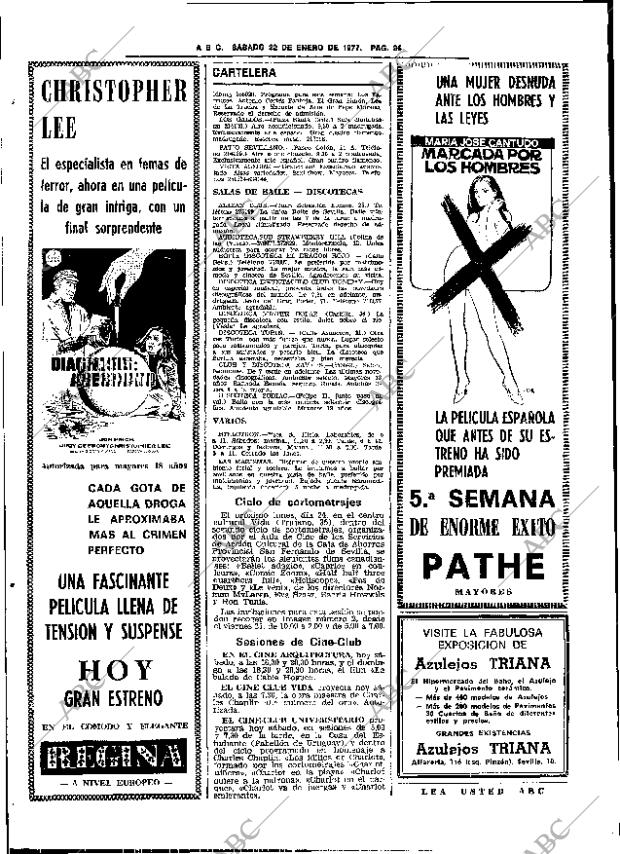 ABC SEVILLA 22-01-1977 página 50