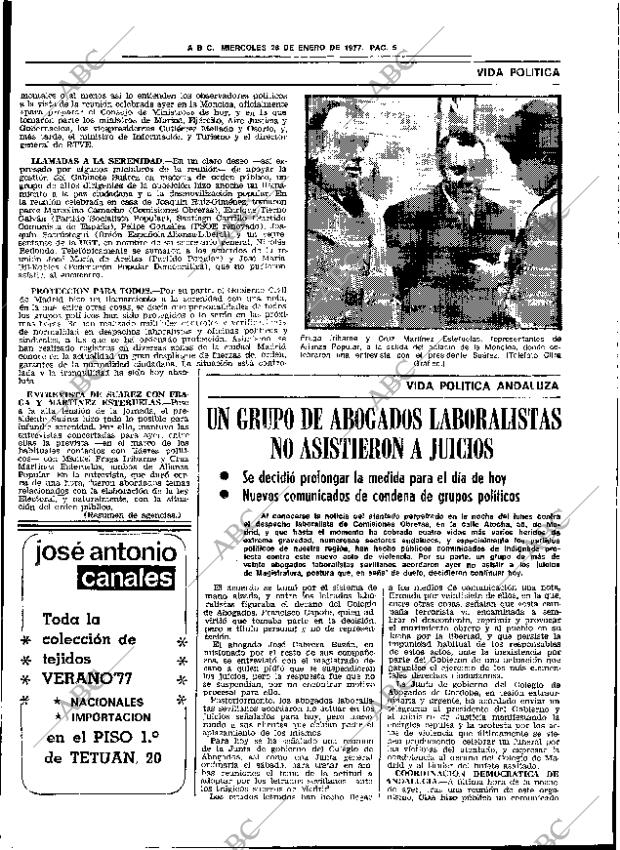 ABC SEVILLA 26-01-1977 página 19