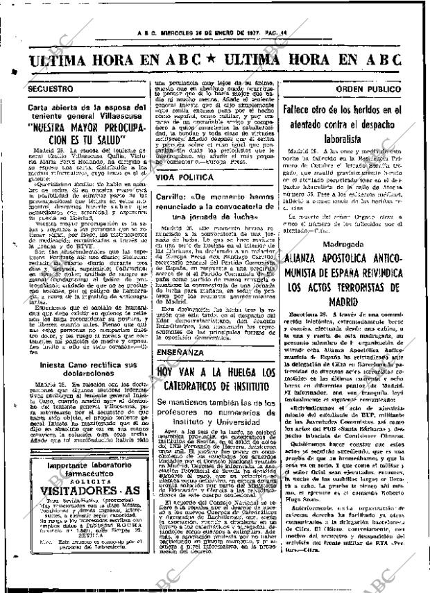 ABC SEVILLA 26-01-1977 página 58