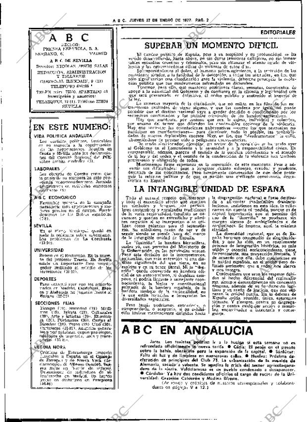 ABC SEVILLA 27-01-1977 página 10