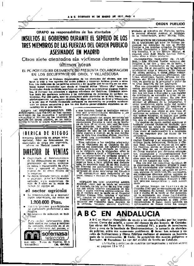 ABC SEVILLA 30-01-1977 página 18