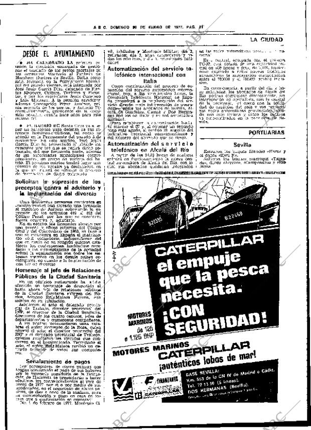 ABC SEVILLA 30-01-1977 página 35