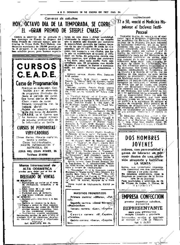 ABC SEVILLA 30-01-1977 página 48
