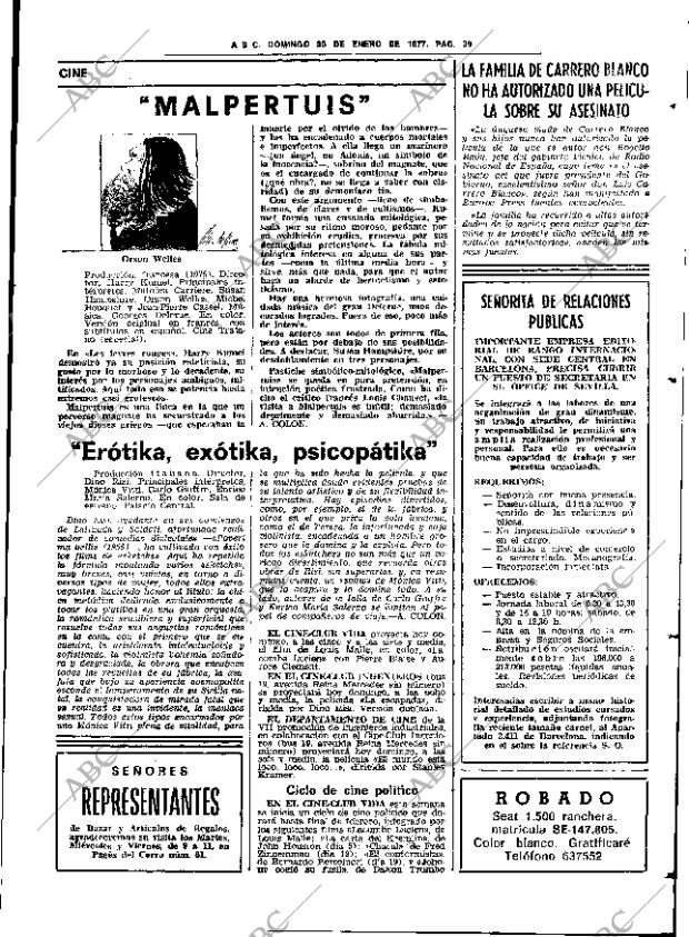 ABC SEVILLA 30-01-1977 página 53