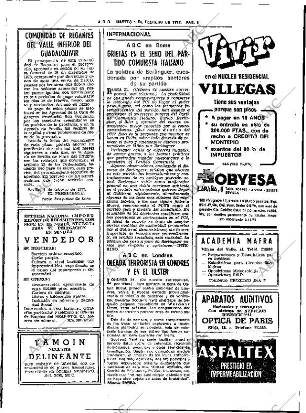 ABC SEVILLA 01-02-1977 página 38
