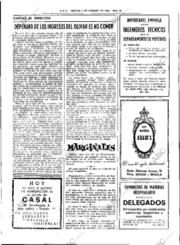 ABC SEVILLA 01-02-1977 página 57