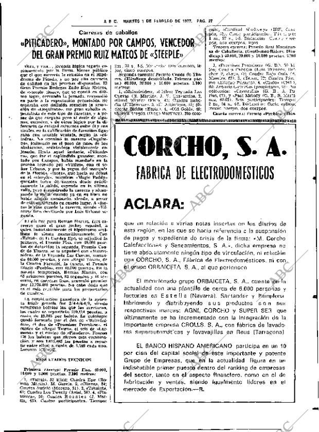 ABC SEVILLA 01-02-1977 página 67