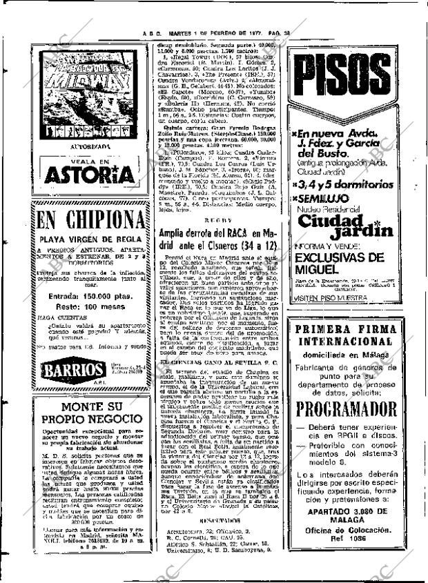ABC SEVILLA 01-02-1977 página 68
