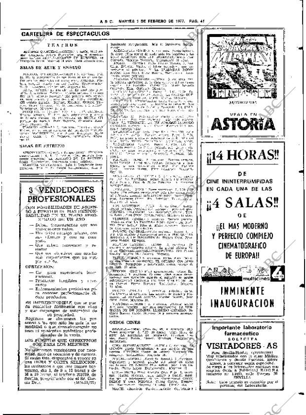 ABC SEVILLA 01-02-1977 página 71
