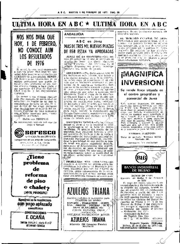 ABC SEVILLA 01-02-1977 página 85