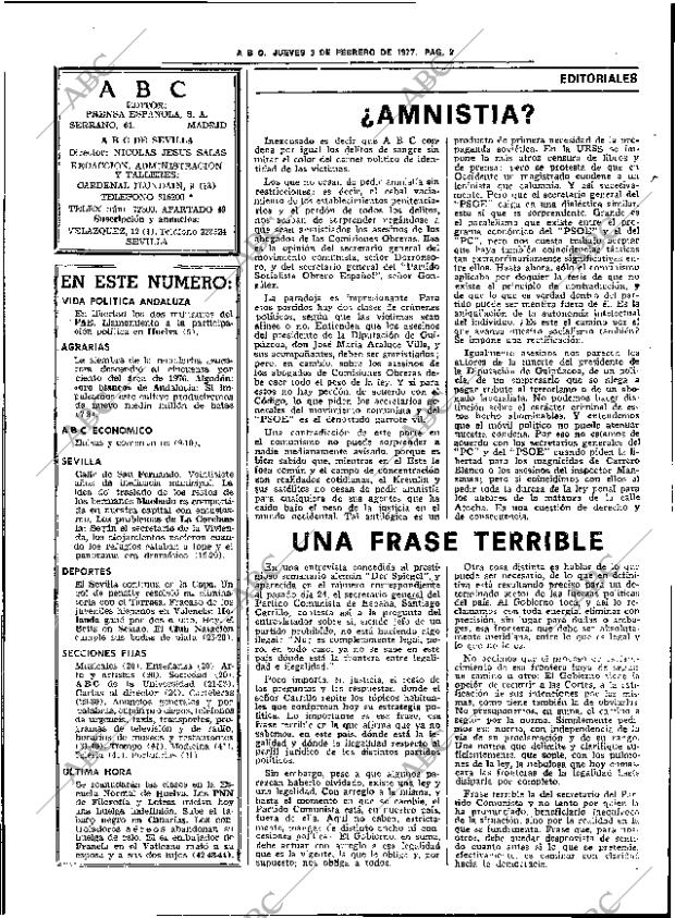 ABC SEVILLA 03-02-1977 página 16