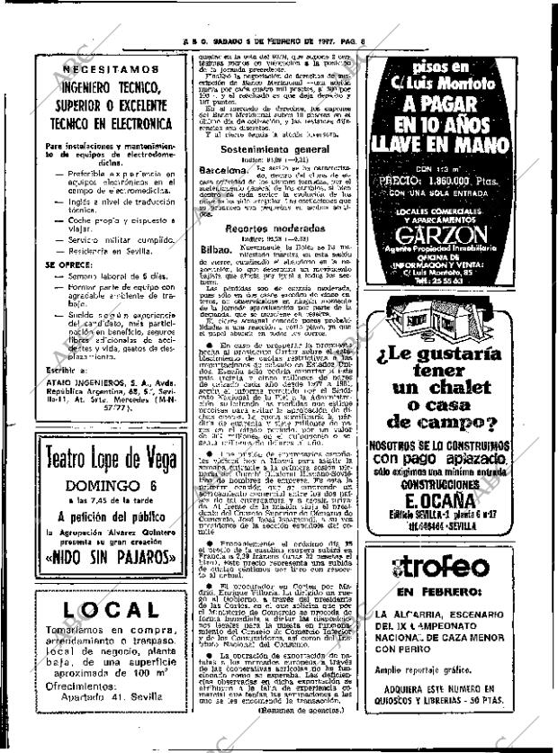 ABC SEVILLA 05-02-1977 página 16