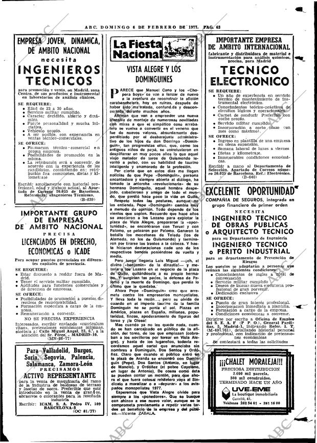 ABC MADRID 06-02-1977 página 71