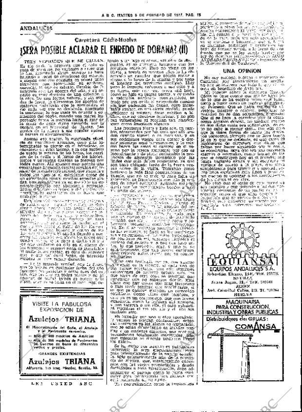 ABC SEVILLA 08-02-1977 página 45