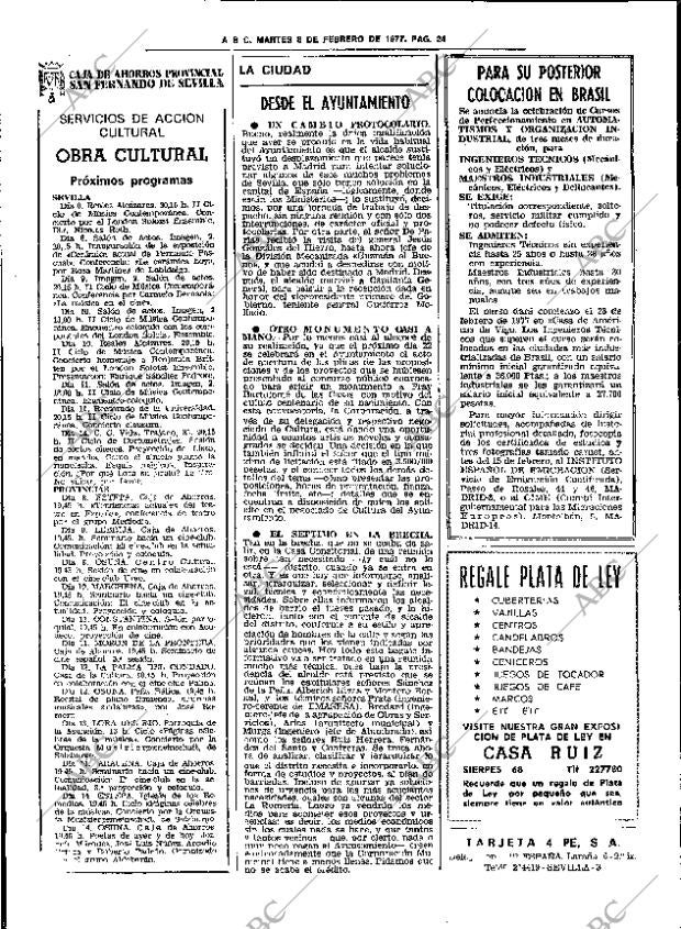 ABC SEVILLA 08-02-1977 página 54