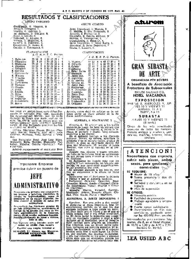 ABC SEVILLA 08-02-1977 página 73