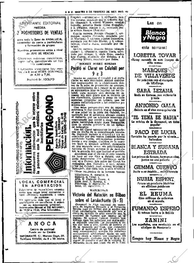 ABC SEVILLA 08-02-1977 página 76