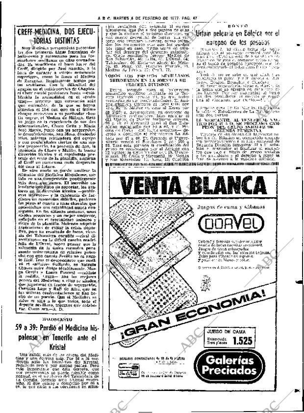 ABC SEVILLA 08-02-1977 página 77