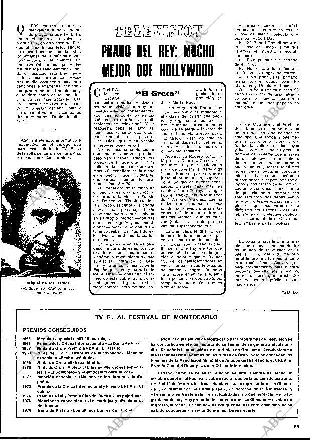 BLANCO Y NEGRO MADRID 09-02-1977 página 55