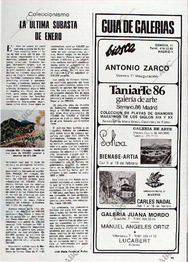 BLANCO Y NEGRO MADRID 09-02-1977 página 73