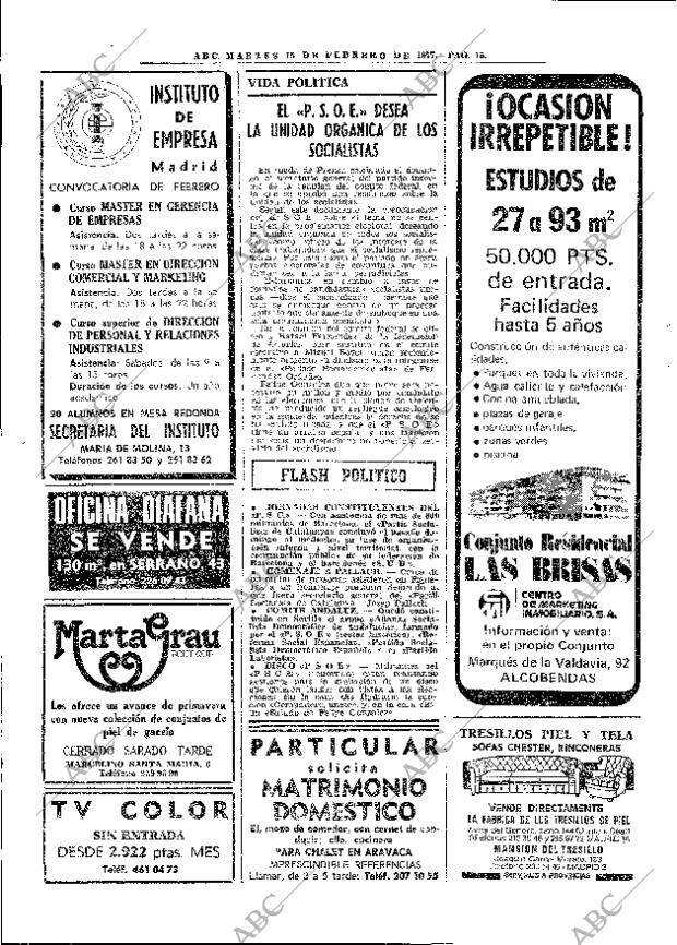 ABC MADRID 15-02-1977 página 32