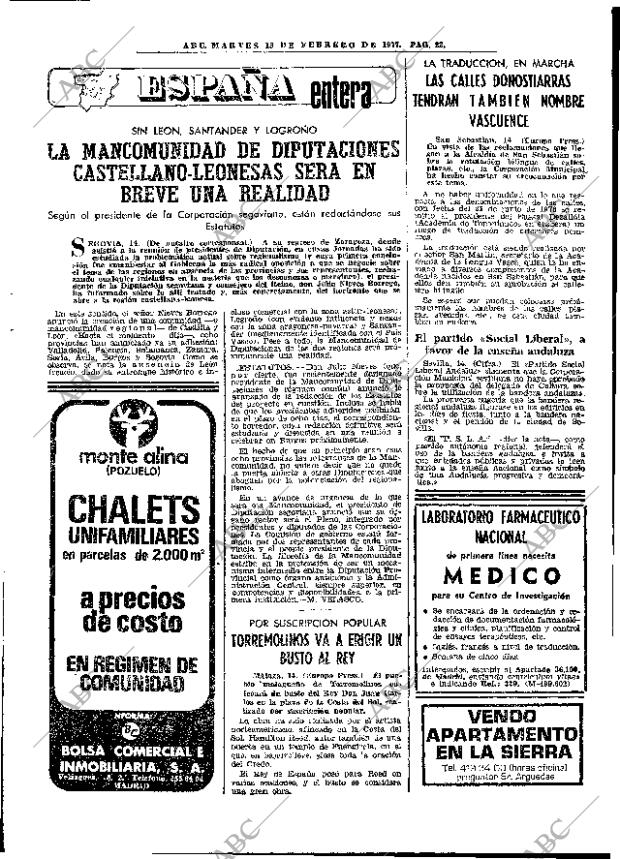 ABC MADRID 15-02-1977 página 39