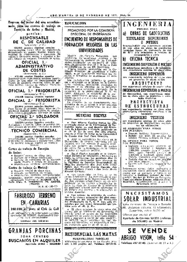ABC MADRID 15-02-1977 página 42
