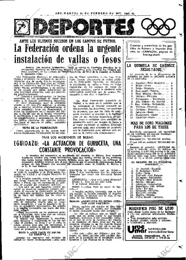 ABC MADRID 15-02-1977 página 77