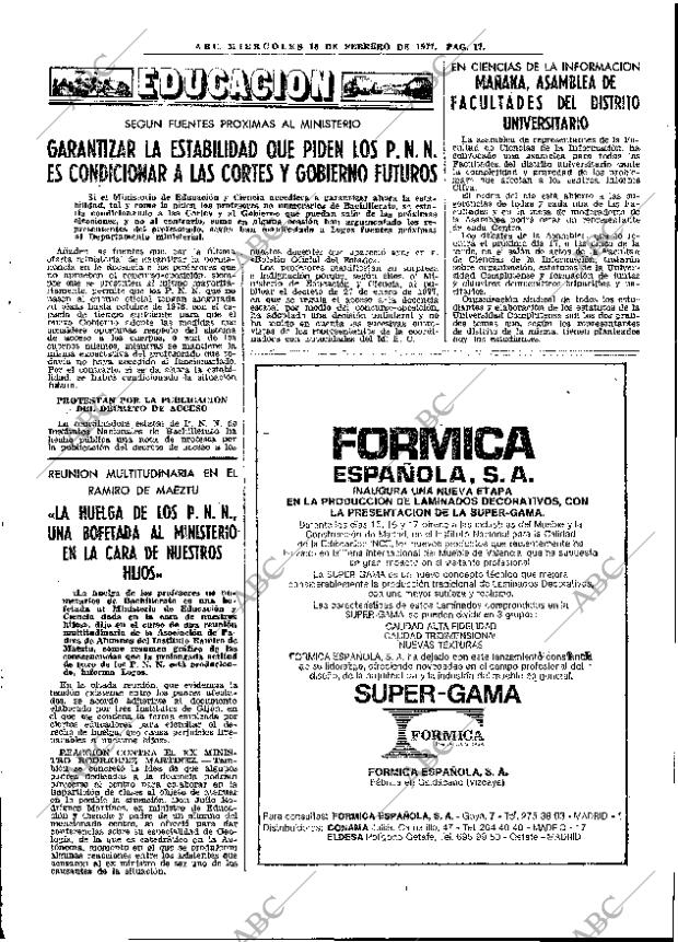 ABC MADRID 16-02-1977 página 29