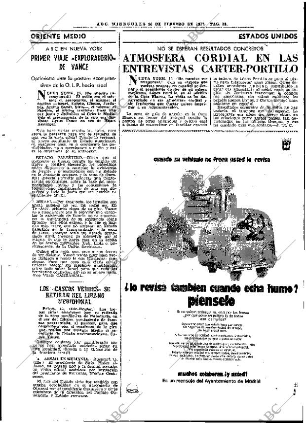 ABC MADRID 16-02-1977 página 37