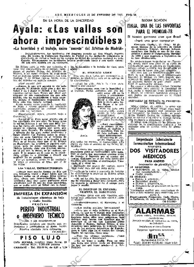 ABC MADRID 16-02-1977 página 61
